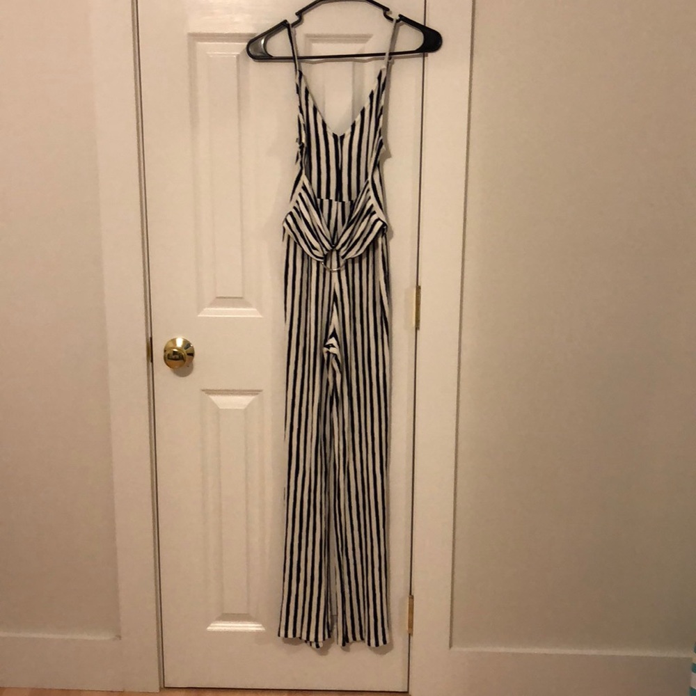 Striped Jumpsuit